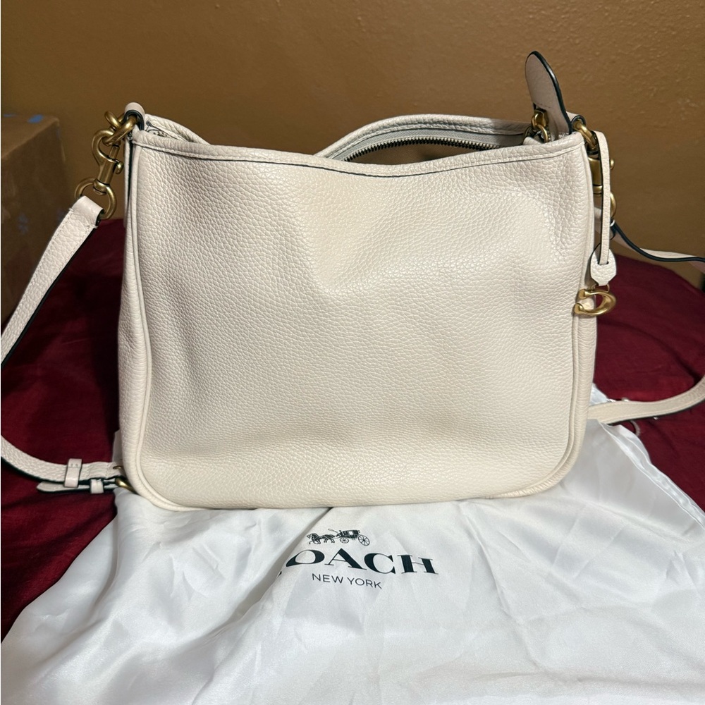 Coach Ivory Leather Crossbody Bag